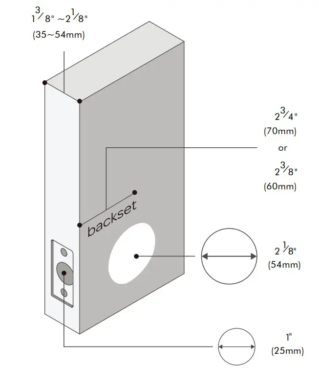 Geek Tale K02 Smart Door Lock - Drill