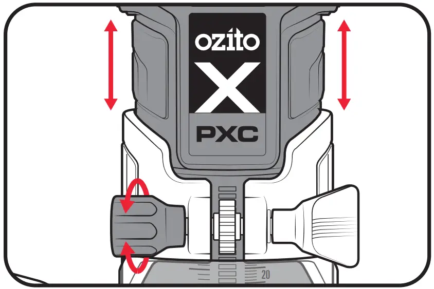 ozito PXBLTS Trim Router - Figure 33