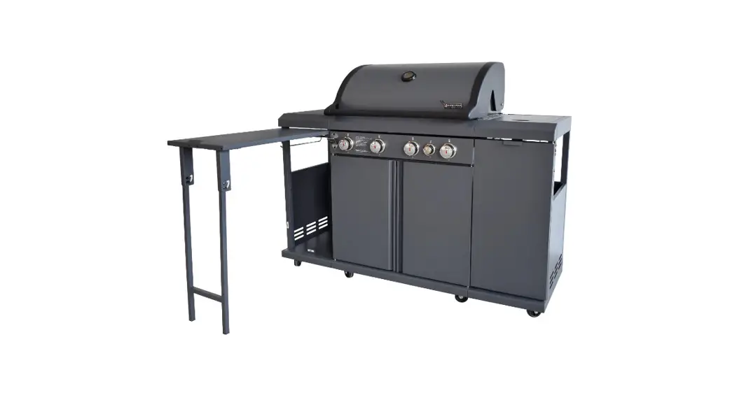 Brandman Rustler2 4b Multi Burner Gas Grill Center And Kitchen Instruction Manual