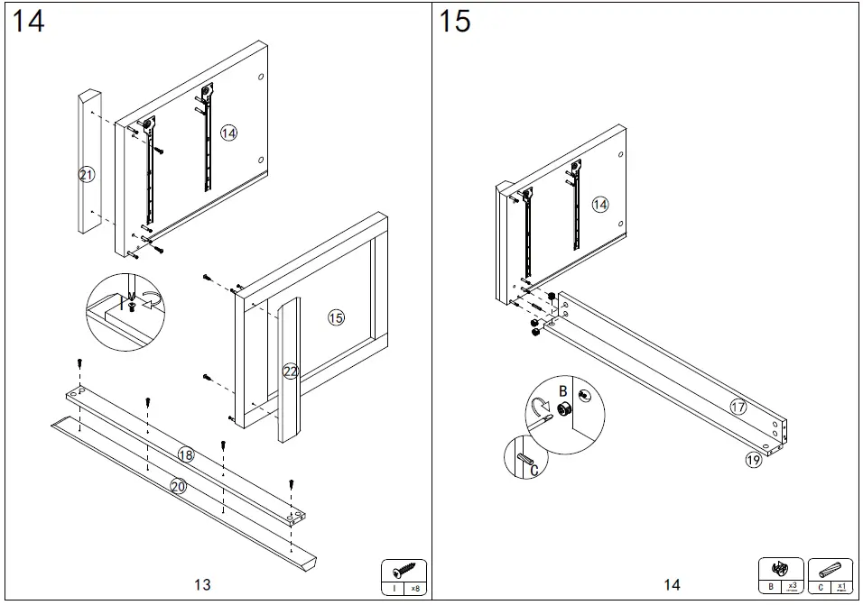L-WF299458AAP Vintage Style Mudroom Hall Tree 10