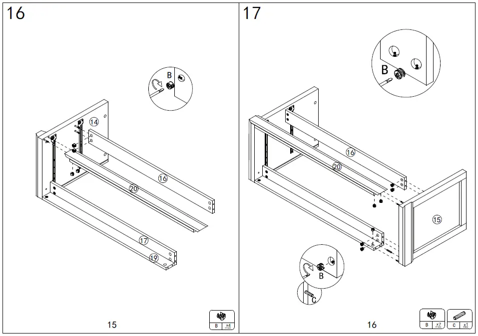 L-WF299458AAP Vintage Style Mudroom Hall Tree 11