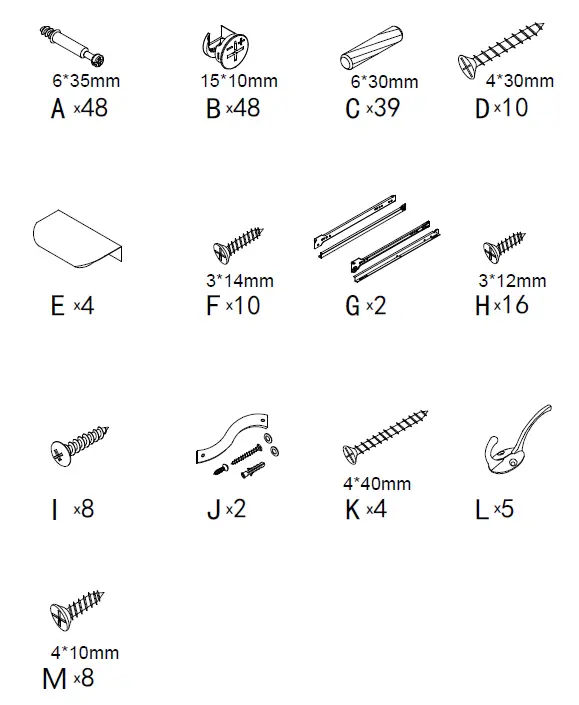 L-WF299458AAP Vintage Style Mudroom Hall Tree 2