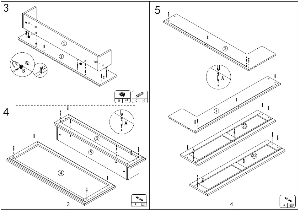 L-WF299458AAP Vintage Style Mudroom Hall Tree 5