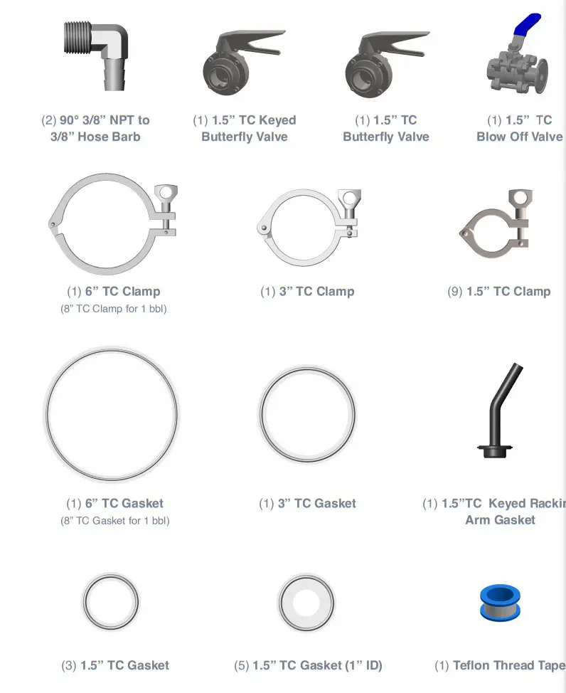 Ss Brewtech Unitank 2.0 - All kit
