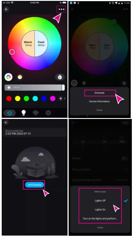 YHW BT DYFL 9WYK Smart RGB Floor Lamp Works - fig 11