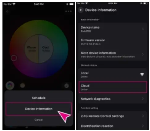 YHW BT DYFL 9WYK Smart RGB Floor Lamp Works - fig 12