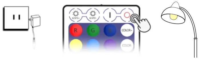 YHW BT DYFL 9WYK Smart RGB Floor Lamp Works - icon15