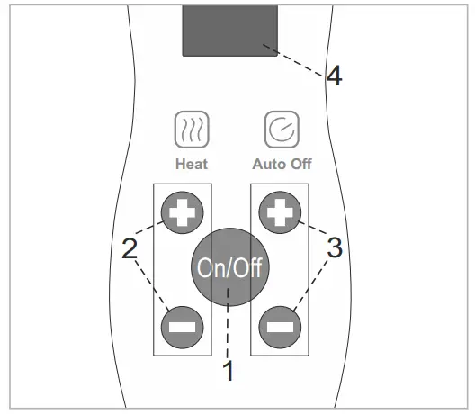 AVENO LIFE Vesta Portable Massage Tables - tabletop switches