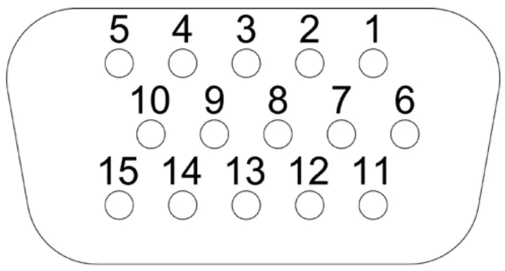CHECKLINE MTT01-12 Series TT01 Digital Cap Torque Testers - Pin Diagram
