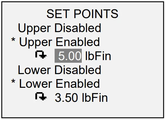CHECKLINE MTT01-12 Series TT01 Digital Cap Torque Testers - setting 1
