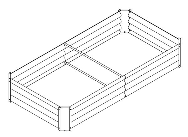 Tunearary Unbranded TIRAMISUBEST HW 905B Outdoor Raised Garden Bed Vegetables Flowers Planter Bed