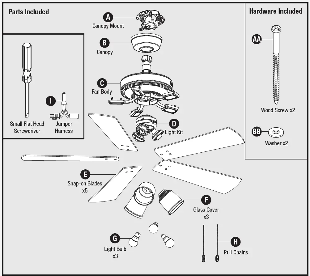 Hunter-52534-Matte-Silver-Crestfield-52-Inch-Ceiling-Fan-FIG-3