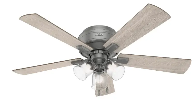 Hunter-52534-Matte-Silver-Crestfield-52-Inch-Ceiling-Fan-PRODUCT