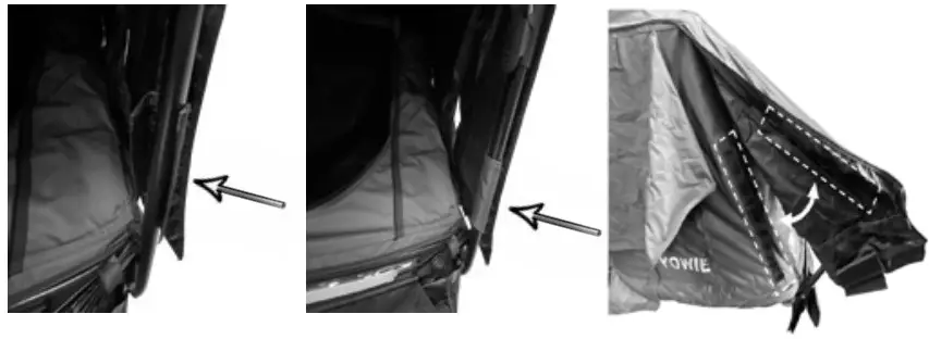 23ZERO Yowie Hardshell Roof Top Tent - Closing And Pack up 2