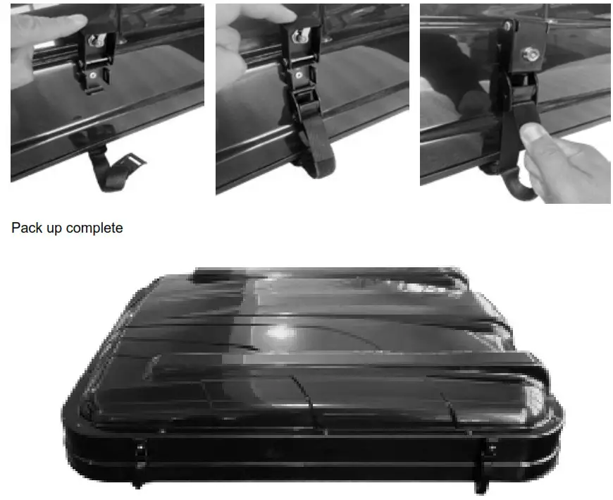 23ZERO Yowie Hardshell Roof Top Tent - Closing And Pack up 5