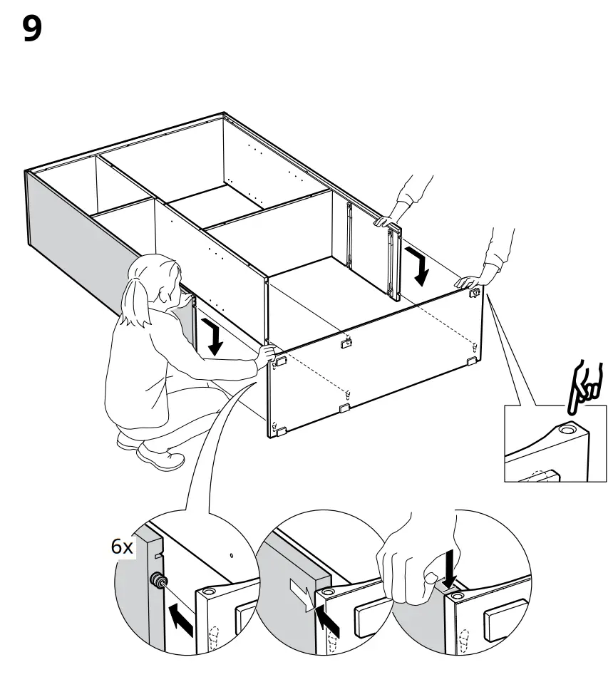 IKEA VIHALS 105x37x140 cm Storage Unit - Figure 13