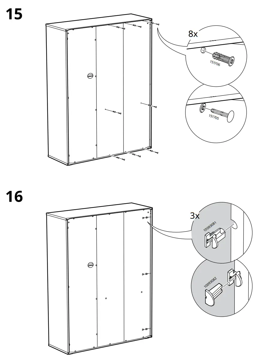 IKEA VIHALS 105x37x140 cm Storage Unit - Figure 17