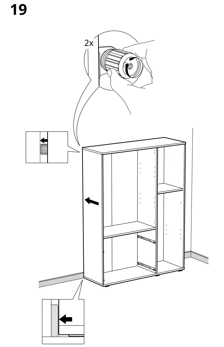 IKEA VIHALS 105x37x140 cm Storage Unit - Figure 20