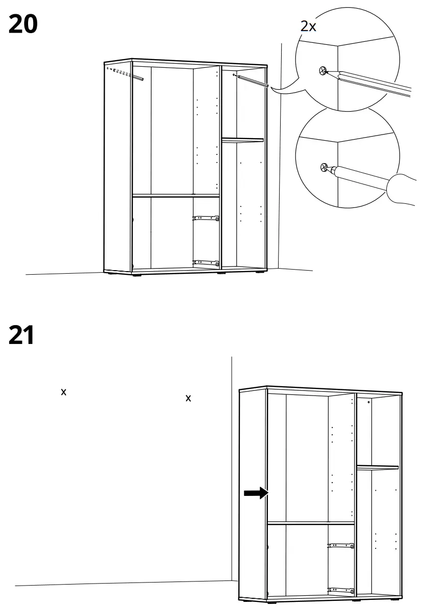 IKEA VIHALS 105x37x140 cm Storage Unit - Figure 21