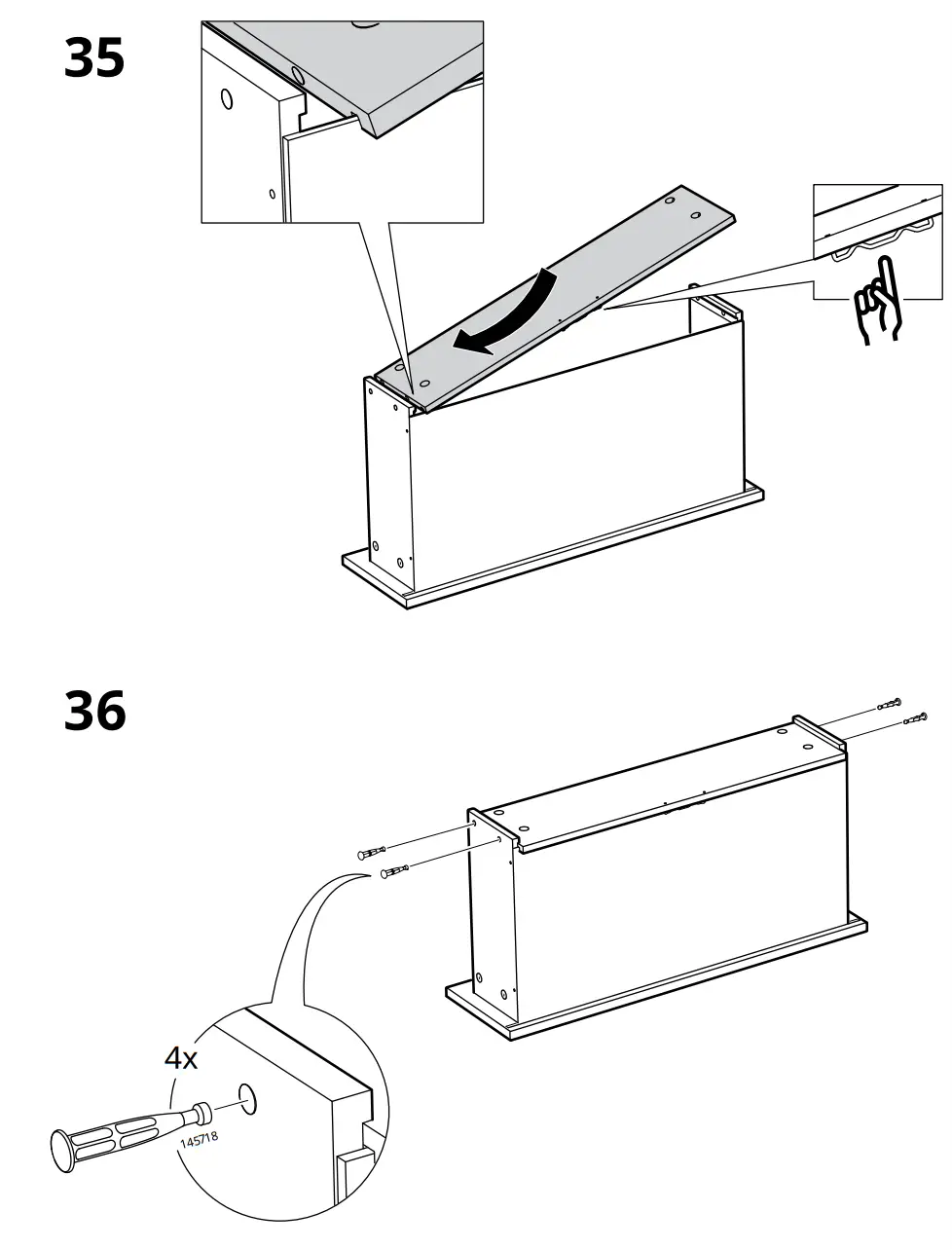 IKEA VIHALS 105x37x140 cm Storage Unit - Figure 32
