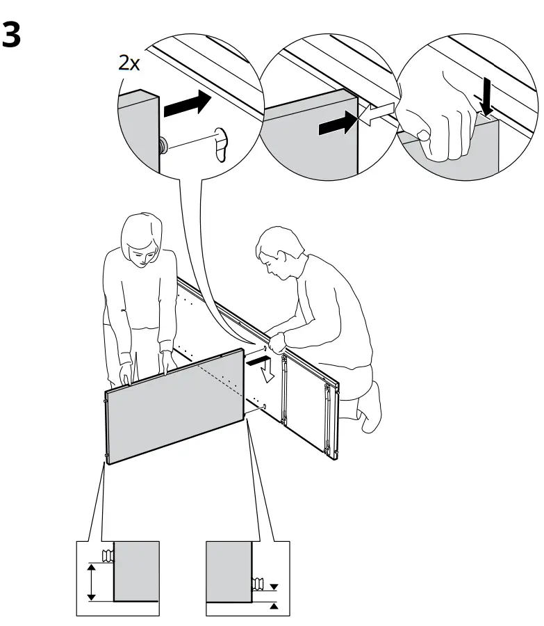 IKEA VIHALS 105x37x140 cm Storage Unit - Figure 8