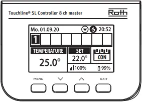 Roth Touchline SL Repeater - 62