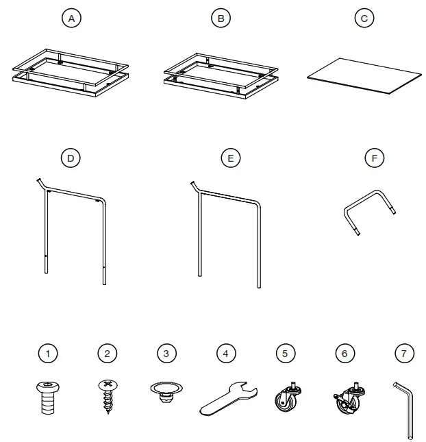 nathan james 45103 Sally Bar Cart - The goods 1