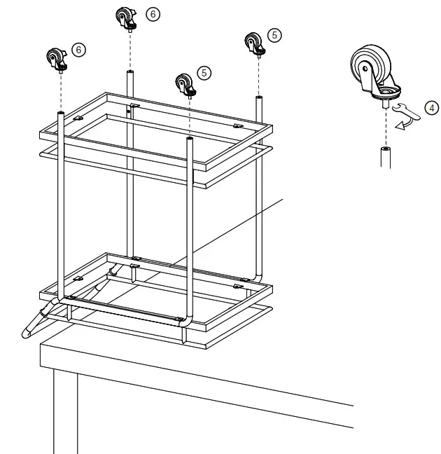 nathan james 45103 Sally Bar Cart - The goods 5
