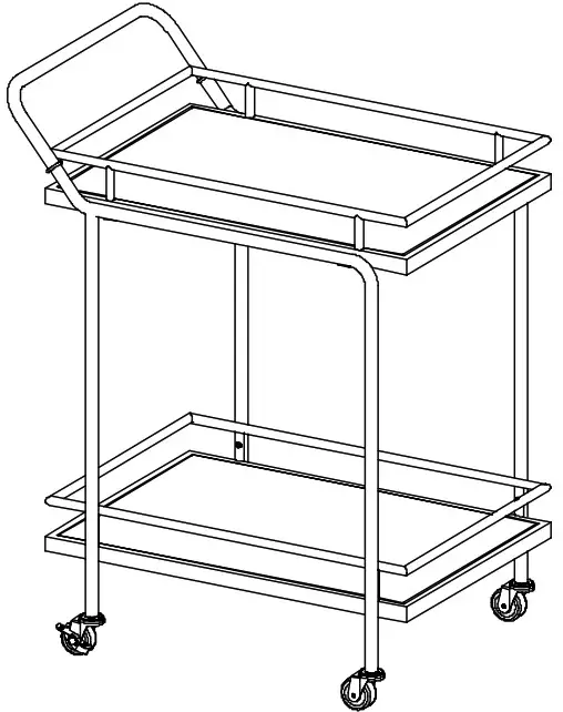 nathan james 45103 Sally Bar Cart - cover