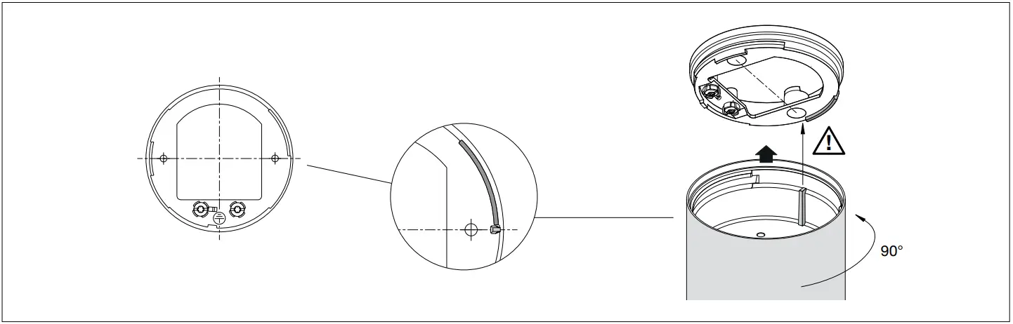 BEGA 50931.6 Ceiling Luminaire Downlight - Installation