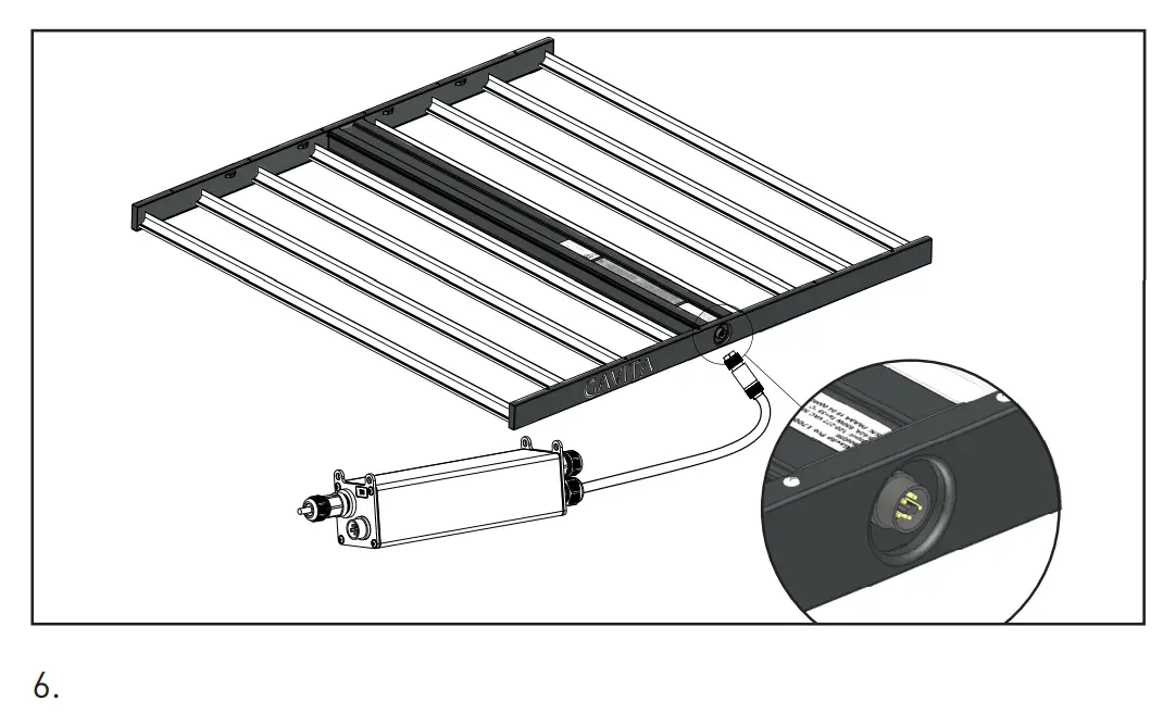 Installing the LED fixture