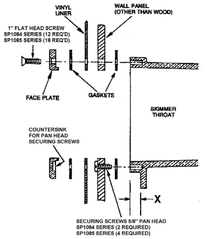 HAYWARD SP1084 Auto Skim Series Automatic Pool Skimmer Cleaner - SKIMMER 7