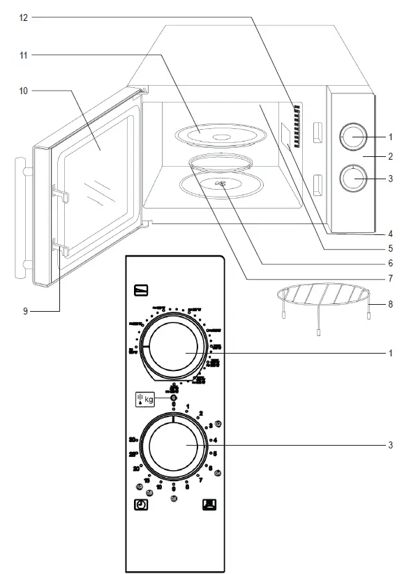 SEVERIN MW 7771 Microwave Oven and Grill-fig-1