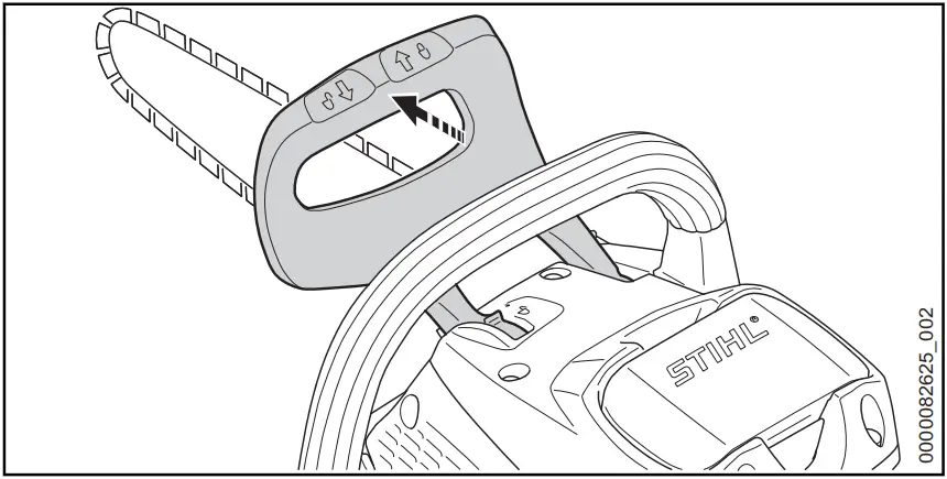 STIHL MSA 160 C 200 C Cordless Chainsaw - Bar and Chain 10