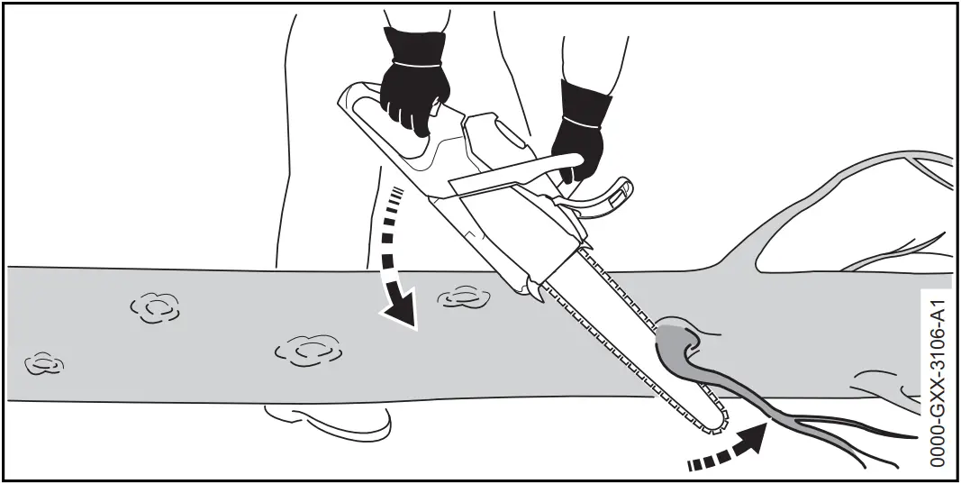 STIHL MSA 160 C 200 C Cordless Chainsaw - Delimbing