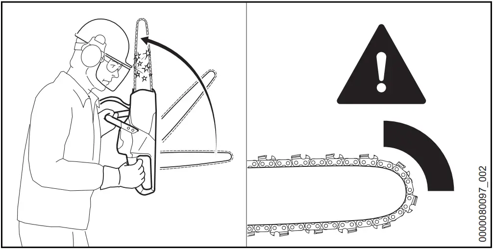 STIHL MSA 160 C 200 C Cordless Chainsaw - Kickback