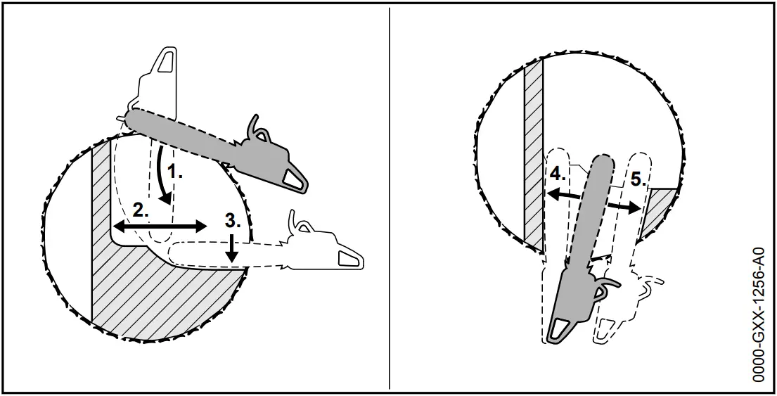STIHL MSA 160 C 200 C Cordless Chainsaw - Plunge cutting 5