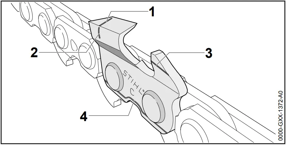 STIHL MSA 160 C 200 C Cordless Chainsaw - Saw Chain 2