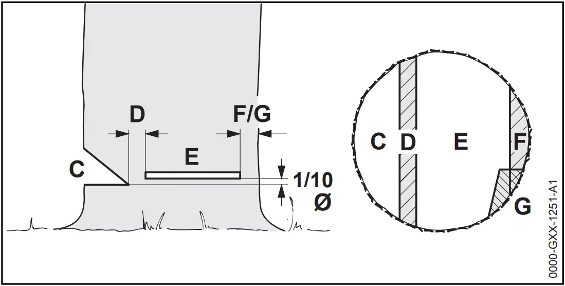 STIHL MSA 160 C 200 C Cordless Chainsaw - felling cut