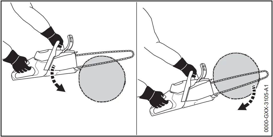 STIHL MSA 160 C 200 C Cordless Chainsaw - guide bar 2