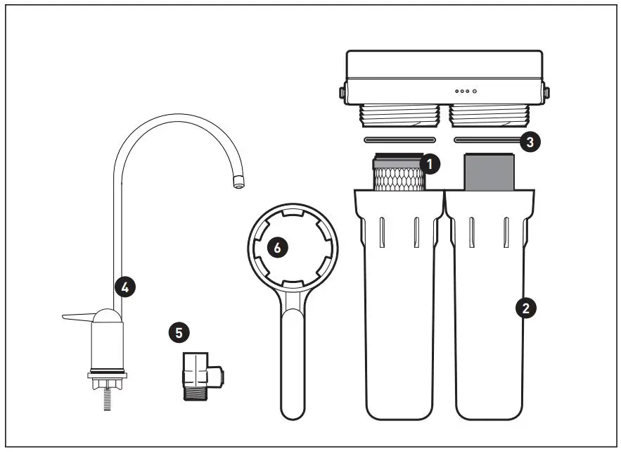 PENTAIR US-1000 MTBE Filtration System Instruction Manual - Check flow through empty system