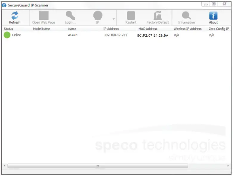 Web Operation and Login