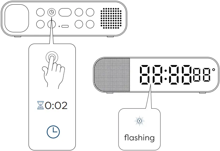 Kreafunk aWAKE 2 Alarmclock with Bluetooth speaker A10
