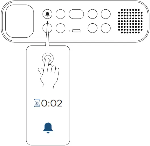 Kreafunk aWAKE 2 Alarmclock with Bluetooth speaker A22