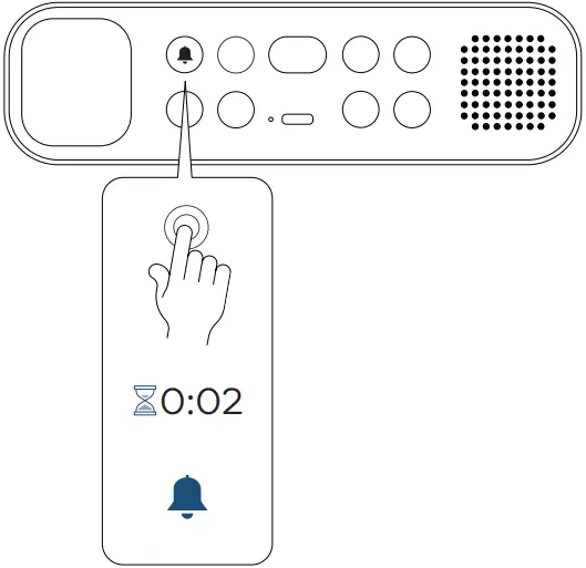 Kreafunk aWAKE 2 Alarmclock with Bluetooth speaker A24