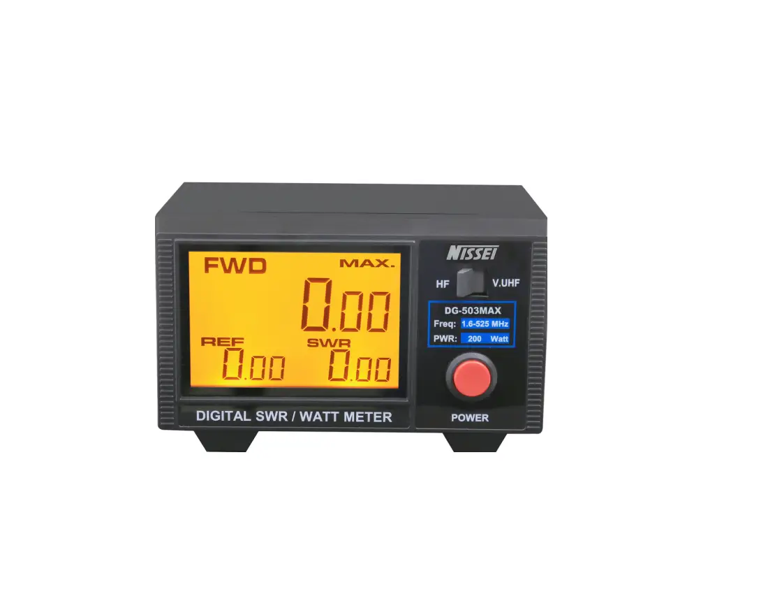 Nissei Dg-503 And Dg-503max Digital Swr, Watt Meter Instruction Manual