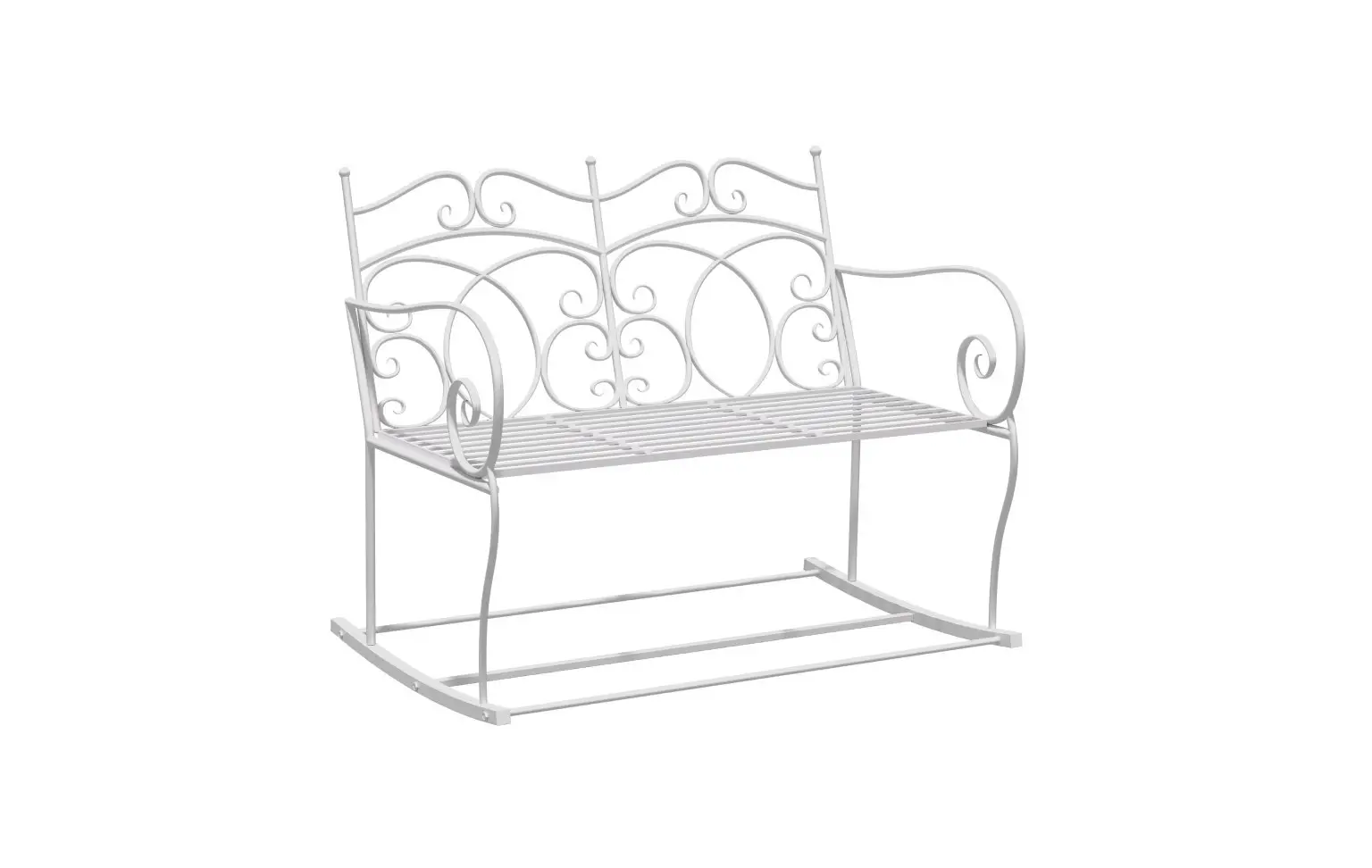 Outsunny 84b-078 Iron Rocking Bench Instruction Manual