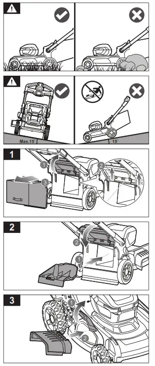 RYOBI R36XLMWS6 36V HP Brushless 53cm Self Propelled Mower Dual Battery Kit - Figure8