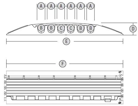 DEFENDER-85150-Adam-Hall-Cable-Bridge-Thermoplastic-FIG-2