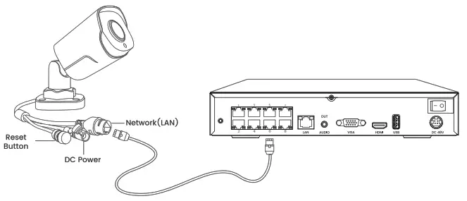 NATURE S GENERATOR Security Camera System - ports